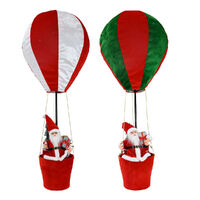 Pop Up Santa Hot Air Balloon 1pc Mixed 90cm