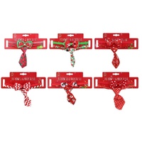 Pet Bowtie & Necktie 6 Asst 11cm