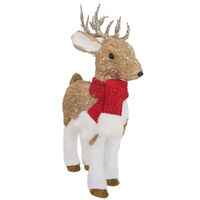 Reindeer Red Scarf Standing 45cm