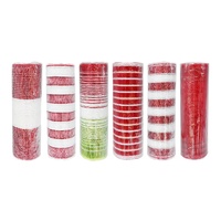 Tree Ribbon Wide Roll 6 Asst 9m