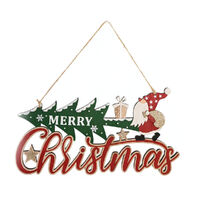 Christmas Tree Sign Hanging 30cm