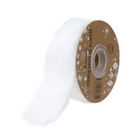 Ribbon White Plush 3m x 5cm