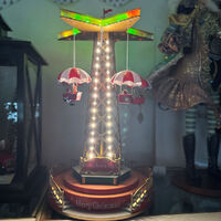LED Musical Carnival Star Parachutes 44cm