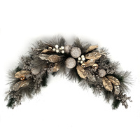 Champagne Christmas Swag 110cm