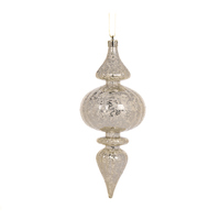 Gold Mercury Bubble Finial 19cm
