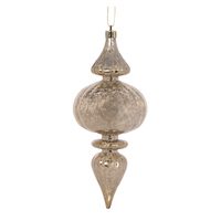 Champagne Mercury Bubble Finial 19cm