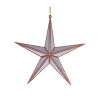 5 Point Hanging Star Rose Gold 27cm