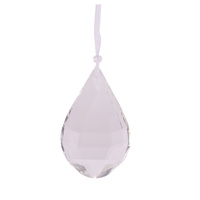 Clear Crystal Teardrop Hanging 9cm