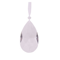 Clear Crystal Drop Hanging 9cm