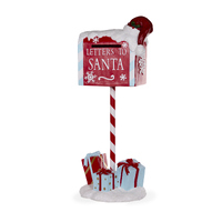 Frosted Letters To Santa Mailbox 84cm