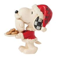 Snoopy Santa w. Cookies 8cm