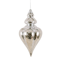 Mercury Silver Finial 25cm