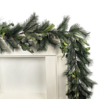 Pine Fir Garland w. Pinecones 170cm