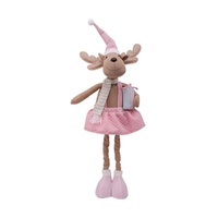 Pastel Mrs Reindeer 82cm
