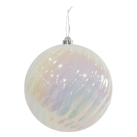 Iridescent Swirl Bauble 20cm