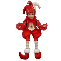 Red Jester Musical Wind Up 43cm