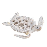 Bondi Turtle Statue White 34cm
