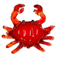 Crab Krabs Zibo Art Glass 18cm