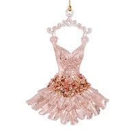 Ballet Dress Pink Hanging 13cm