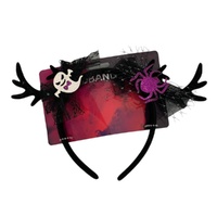 Spider Halloween Horns Headband 