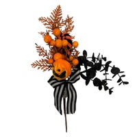 Orange Pumpkin Pick 28cm