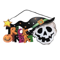 Skull Hanging Sign 45cm
