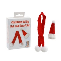 Willy Chillly Christmas Hat and Scarf 33cm