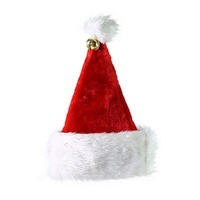 Super Plush and Chunky Santa Hat Big Bell 48cm