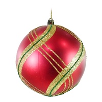 Classic Swirl Bauble 10cm