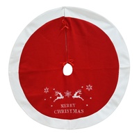 Classic Reindeer Tree Skirt 100cm