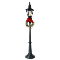 Black Christmas Lamp Post 62cm