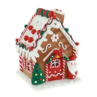 Gingerbread House w. Chimney 14cm