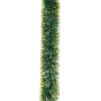 Metallic Green & Gold Tinsel 300cm