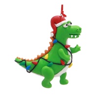 Green Hanging T-Rex 8cm