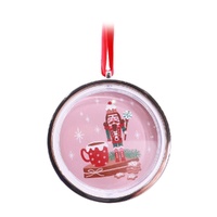 Hanging Spinning Photo Silver 8cm