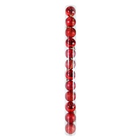 Traditional Bauble 12pk Red 6cm