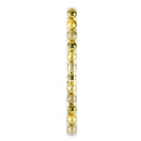 Traditional Bauble 12pk Gold 6cm