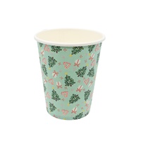 Christmas Tree Paper Cup 250mL 8pk 