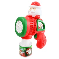 LED Santa Bubble Gun 22cm