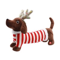Musical Dachshund Antlers 45cm