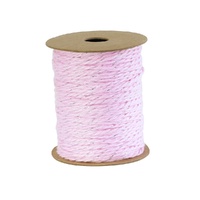 Metallic Twine Pink 1000cm