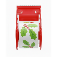 Big Pressie Tape w/Dispenser Holly 1500cm
