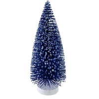 Navy Bristle Tree 20cm