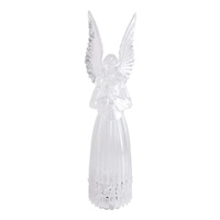 LED Frosted Angel 42cm