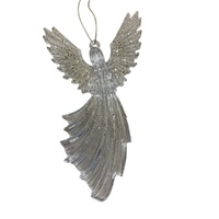 Acrylic Hanging Angel Bent Gold 15cm