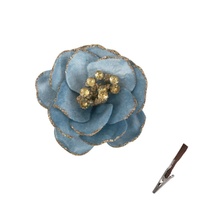 Arctic Blue Magnolia Clip 12cm