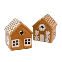 LED Gingerbread House 9cm 1pc