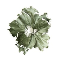 Sage Magnolia w. White Edge Clip 22cm