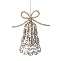 Jewelled Bell w. Bow 27cm
