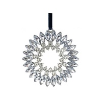 Crystal Hanging Wreath 10cm
